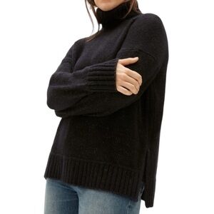 Everlane Black Turtleneck Sweater